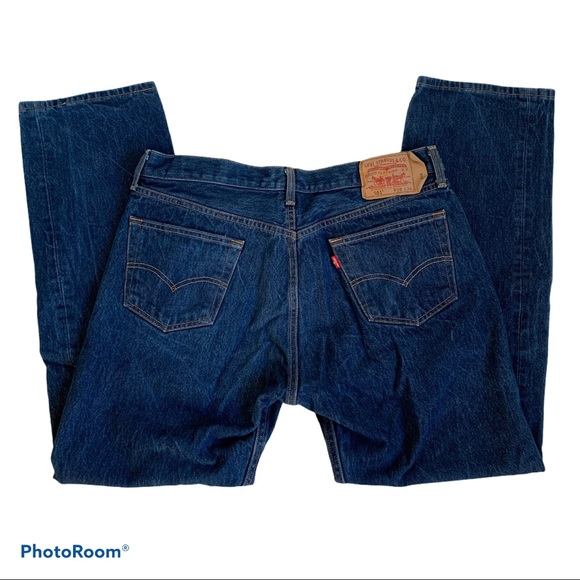 Levi’s 501 Button Fly Jeans W38 L34 - Picture 3 of 12